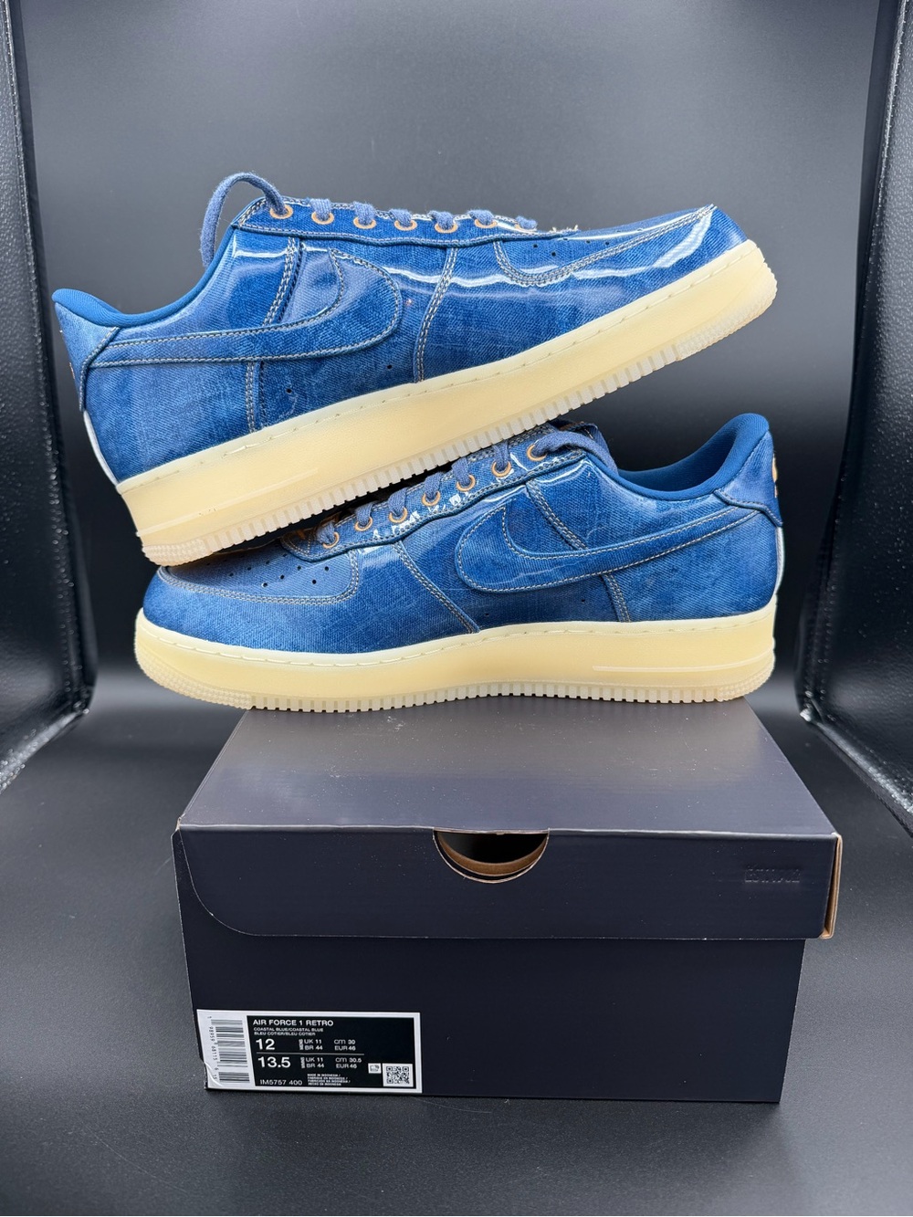 Nike Air Force 1 Low Denim Blue Sneakers New Release 12 men